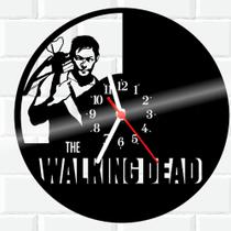 Relógio De Vinil Disco Lp Parede Walking-Dead Zumbi Serie 3