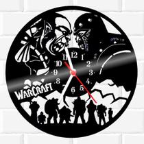 Relógio De Vinil Disco Lp Parede War Craft Video Game - RB CRIAÇÕES