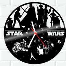 Relógio De Vinil Disco Lp Star Wars Jedi