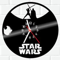 Relógio De Vinil Disco Lp Star Wars