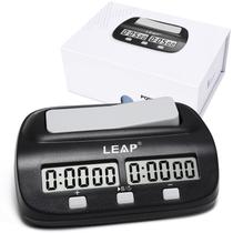 Relógio de xadrez LEAP Digital Chess Timer Professional Preto