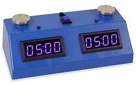 Relógio de Xadrez Zmart Fun II - Display LED Azul Escuro Relógio de Xadrez Zmart Fun II - Display LED Azul Escuro