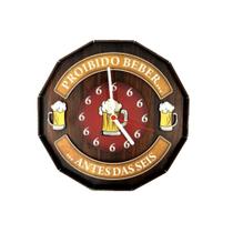 Relógio Decor Tampa Barril 27.5Cm - Grife De Boteco