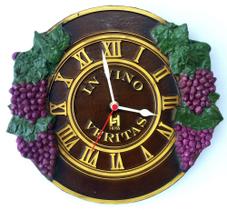 Relógio Decorativo de Parede - Adega In Vino 713