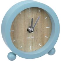 RELÓGIO DECORATIVO MESA HOME&CO MDF 11x11x3cm AZUL