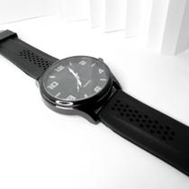 Relógio designer losango masculino pulseira silicone - Filó Modas