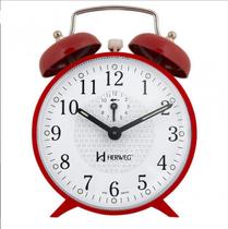 Relógio Despertador A Cordas C/ Campainha mecânico Antigo