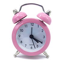 Relogio Despertador Aço Presente Mini Antigo Retro