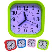 Relógio Despertador Alarme E Horário Formato Quadrado Zb2012