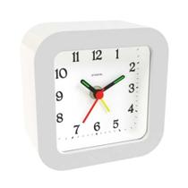 Relógio Despertador Ambiente Quartz 1605-021 Branco