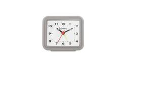 Relógio Despertador Analógico C/ 1 Ano De Garantia Original Ref 2612 - Cinza - Herweg