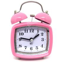 Relógio Despertador Campainha Analogico Compacto E Leve ZB2015 - Luatek