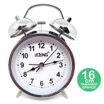 Relógio Despertador Campainha De Sino Martelinho Mecânico LE8121 - Lelong