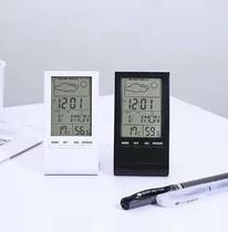 Relógio despertador de mesa com previso do tempo umidade e termémetro máximo e ménimo
