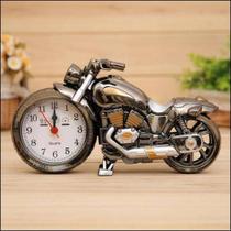Relógio Despertador De Mesa Modelo Moto Para Decoração