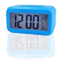 Relógio Despertador Digital Alarme Mais Alto De Mesa Calendário Chronos Mede Temperatura