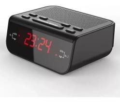 Relógio Despertador Digital Elétrico De Mesa Rádio Am/fm 671 Relógio Despertador Digital Elétrico De Mesa Rádio Am/fm 671