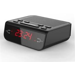 Relógio Despertador Digital Elétrico De Mesa Rádio Am/fm 671