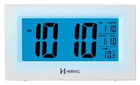 Relógio Despertador Digital Herweg 2972 Luz, Temperatura