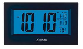 Relógio Despertador Digital Herweg 2972 Luz, Temperatura