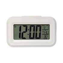 Relógio Despertador Digital LED Com Luz De Fundo, Função Soneca, Data, Hora E Calendário, Relógio De