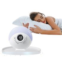 Relógio Despertador Digital LED Luz de Atmosfera Colorida