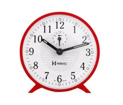 Relógio Despertador Herweg 2220 044 Mecânico Vermelho