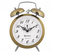Relógio Despertador Herweg 2380 208 Dourado Picoteado Relógio Despertador Herweg 2380 208 Dourado Picoteado