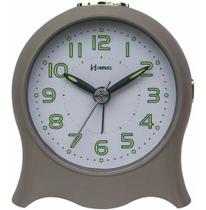 Relogio despertador herweg 2572-024 cinza