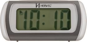 Relógio despertador HERWEG 2916-071 cinza metálico
