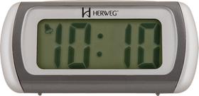 Relógio despertador HERWEG 2916-071 cinza metálico Relógio despertador HERWEG 2916-071 cinza metálico