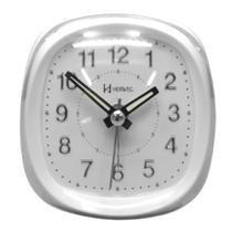 Relógio Despertador HERWEG branco com iluminação 2721-021