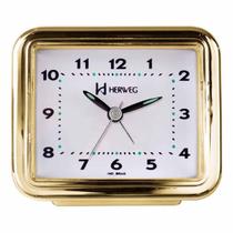 Relógio despertador HERWEG dourado 2642-029