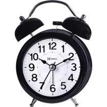 Relógio Despertador Herweg Quartz 2707-034 Preto