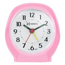 Relógio Despertador HERWEG rosa bebê 2634-036