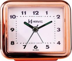Relógio despertador HERWEG rosê 2642-309