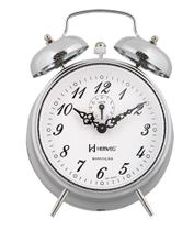 Relógio Despertador Mecânico de Metal Herweg 2380, Retrô