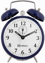 Relógio Despertador Mecânico Herweg Metal 2208-AZ