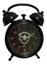 RELÓGIO DESPERTADOR MINI DE METAL Botafogo 7,5 cm