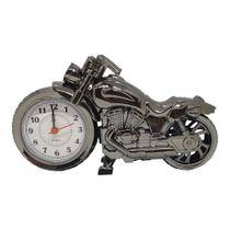 Relógio Despertador Moto Decorativo De Mesa Motocicleta - Coisaria