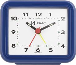 Relógio Despertador Quadrado -Herweg - 2612