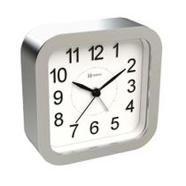 Relógio Despertador Quartz Herweg Silencioso Luz 2644 Relógio Despertador Quartz Herweg Silencioso Luz 2644