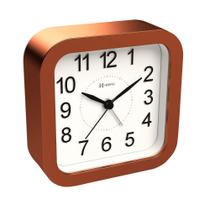 Relógio Despertador Quartz Herweg Silencioso Luz 2644 Relógio Despertador Quartz Herweg Silencioso Luz 2644