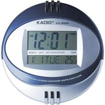 Relógio Despertador Termômetro Data Display para Mesa de Parede Display LCD