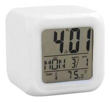 Relógio Despertador Termometro Luminária Calendário 5x1