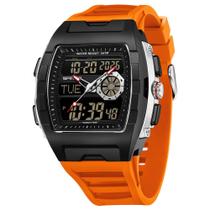 Relógio Desportivo Outdoor da Marca Sanda Multifunções, Ecrã Duplo - Relógio Desportivo Outdoor da Marca Sanda Multifunções, Ecrã Duplo -