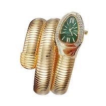 Relógio DGCZYXGL em formato de serpente, pulseira tipo bracelete, feminino, dourado Relógio DGCZYXGL em formato de serpente, pulseira tipo bracelete, feminino, dourado