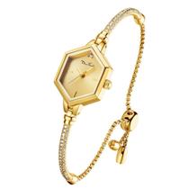 Relógio Diaofendi Feminino Pulseira Pequena Dourado Rosê à Prova d'Água