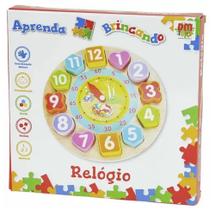 Relógio Didático Aprenda Brincando DMT5736- DM TOYS Relógio Didático Aprenda Brincando DMT5736- DM TOYS