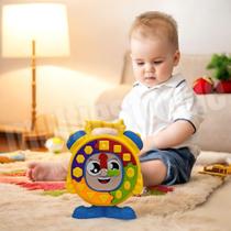 Relógio Didatico Colorido com Peças de Encaixar - Sortidos Relógio Didatico Colorido com Peças de Encaixar - Sortidos